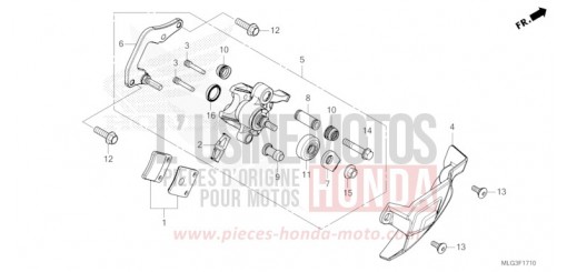 MACHOIRE DE FREIN DE PARKING CRF1100DN de 2022